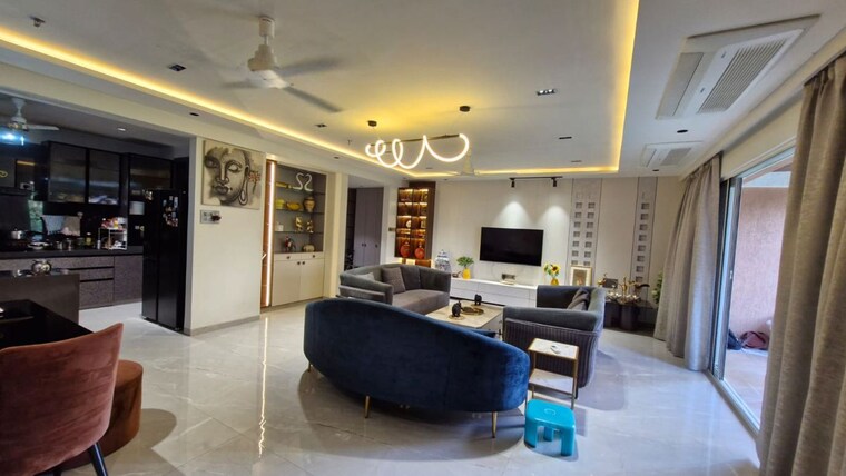 Living Room, mansarovar-residency 4 Bedroom 2782 Sq.Ft. Apartment In Desai Village Thane 9793453