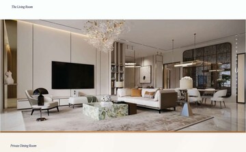 Living Room in 4 BHK Apartment at Landmark Skyvue, Sector 103 – for Sale