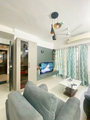 Living Room in 2 BHK Builder Floor at Nyati Elysia, Kharadi – for Sale