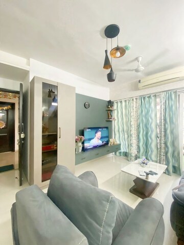Living Room in 2 BHK Builder Floor at Nyati Elysia, Kharadi – for Sale