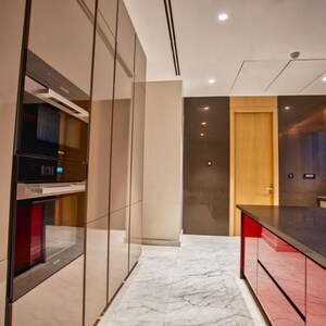 Kitchen in 3 BHK Apartment at Provenance Four Seasons Private Residences, Upper Worli – for Rent