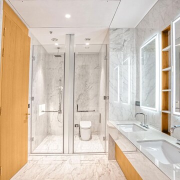 Building Lobby in 3 BHK Apartment at Provenance Four Seasons Private Residences, Upper Worli – for Rent