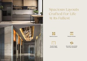 Kitchen in 3 BHK Apartment at Tech Zone 4 Greater Noida – for Sale