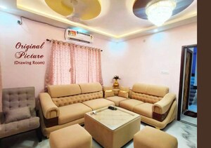 Living Room in 3 BHK Villa at Nepalgange – for Sale