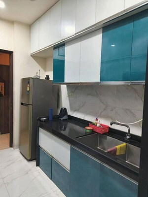 Kitchen in 2 BHK Apartment at Sheth Vasant Lawns, Laxmi Nagar – for Rent