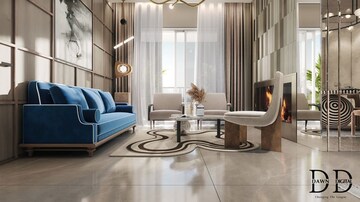 Living Room in 3 BHK Apartment at High Ground – for Sale