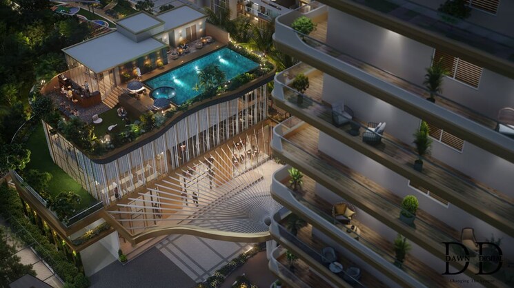 Exterior View, high ground 3 Bedroom 2120 Sq.Ft. Apartment In High Ground Zirakpur 9794064