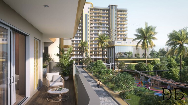 Balcony, high ground 3 Bedroom 2120 Sq.Ft. Apartment In High Ground Zirakpur 9794064