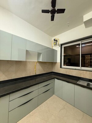 Kitchen in 3 BHK Apartment at Courtyard by Narang Realty and The Wadhwa Group, Pokhran Road No Two – for Rent