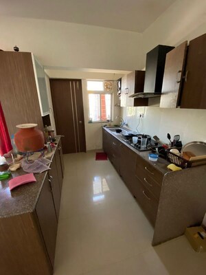 Kitchen in 3 BHK Apartment at Suyog Spring Field, Kharadi – for Rent