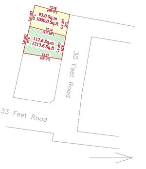  Plot – Map Location View at Pozhichalur - for Sale