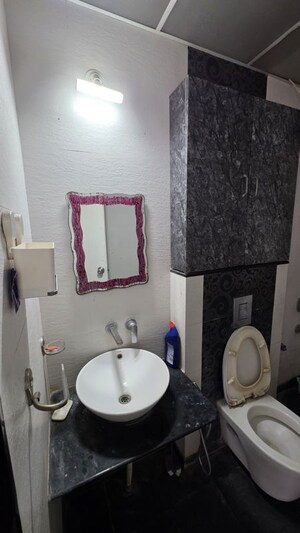 Bathroom in 2 BHK Apartment at Ganga Arcadia, Kharadi – for Rent