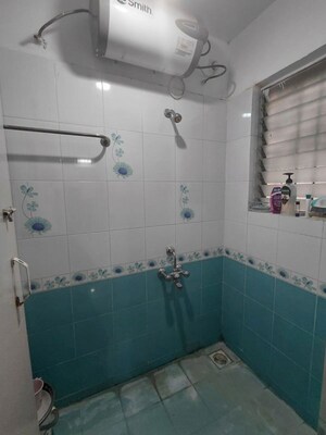 Bathroom in 2 BHK Apartment at B.U.Bhandari Everglade, Kharadi – for Rent