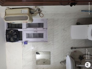 Bathroom in 2 BHK Builder Floor at Mehrauli – for Rent