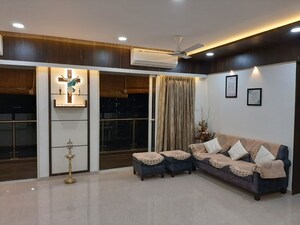 Living Room in 4 BHK Apartment at JP Decks, Goregaon East – for Rent
