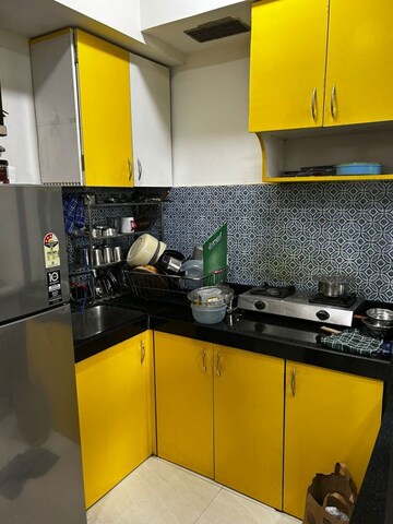 Kitchen in 1 BHK Apartment at Lodha Crown Quality Homes, Majiwada – for Rent