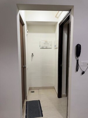 Building Lobby in 1 BHK Apartment at Lodha Crown Quality Homes, Majiwada – for Rent