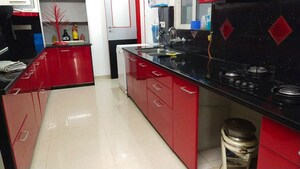 Kitchen in 3 BHK Apartment at Hiranandani Heritage Tower, Powai – for Rent