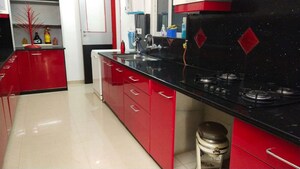 Kitchen in 3 BHK Apartment at Hiranandani Heritage Tower, Powai – for Rent