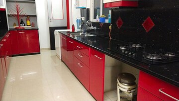 Kitchen in 3 BHK Apartment at Hiranandani Heritage Tower, Powai – for Rent