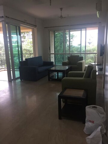 Living Room in 4 BHK Apartment at Hiranandani Garden Ambrossia, Powai – for Rent