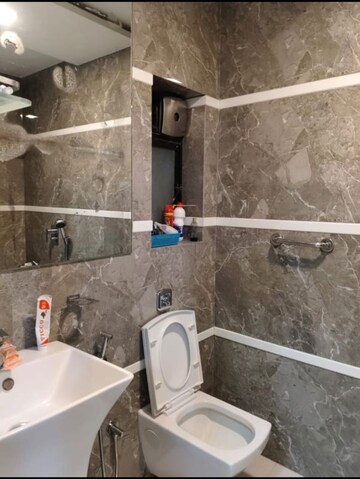 Attached Bathroom in 3 BHK Apartment at Neev Ivory Tower, Dadar West – for Rent