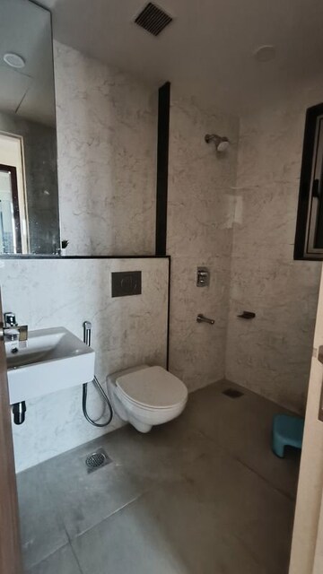 Attached Bathroom in 2 BHK Apartment at Lodha Parkside, Worli – for Rent