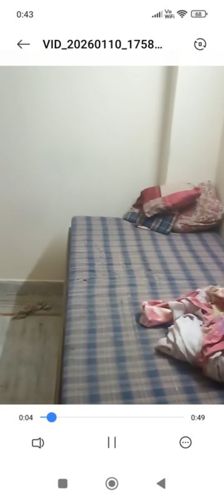 Bedroom, malviya nagar 1 RK 200 Sq.Ft. Builder Floor In Malviya Nagar Delhi 9787180