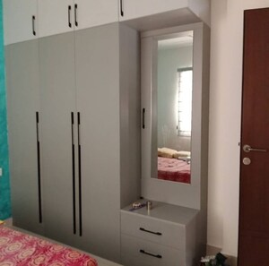 Building Lobby in 2.5 BHK Apartment at Ambience Courtyard, Manikonda – for Rent