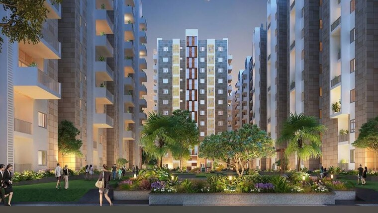 Exterior View, ambience-courtyard 2.5 Bedroom 1245 Sq.Ft. Apartment In Manikonda Hyderabad 9794380