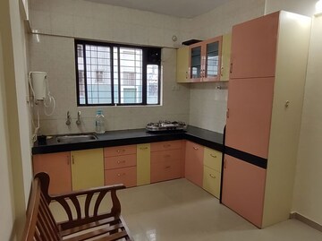 Kitchen in 2 BHK Apartment at Nisarg Akash, Pimple Nilakh – for Rent