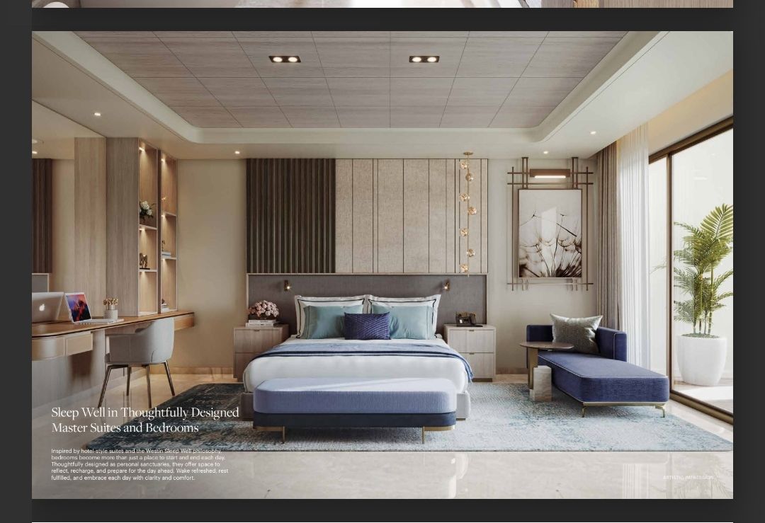 3 BHK + Study Room 2673 Sq.Ft. Apartment in Whiteland Urban Resort