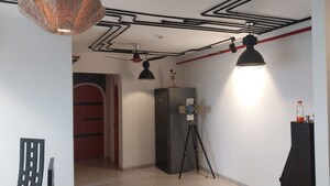 Building Lobby in 3.5 BHK Apartment at Rishita Manhattan, Gomti Nagar – for Rent