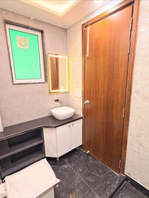 Bathroom in Studio Apartment at Enkay Towers, Sector 19 – for Rent