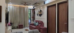 Living Room in 2 BHK Apartment at Lodha Sterling, Kolshet Road – for Sale