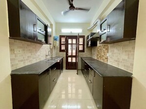 Kitchen in 3 BHK Builder Floor at Dhakoli – for Rent