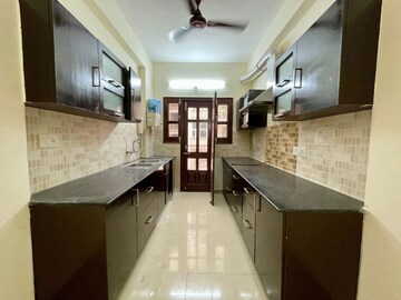 Kitchen in 3 BHK Builder Floor at Dhakoli – for Rent