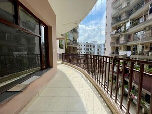 Balcony in 3 BHK Builder Floor at Dhakoli – for Rent