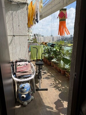 Balcony in 4 BHK Apartment at Pharande Puneville, Punawale – for Sale