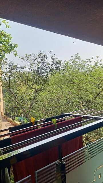Balcony in 1 BHK Apartment at Vimal Nagar CHS, Kandivali West – for Rent