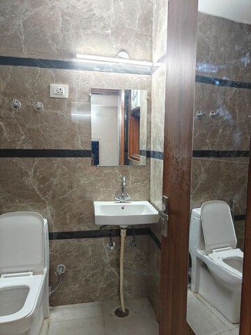 Bathroom in 2 BHK Builder Floor at Saket – for Rent