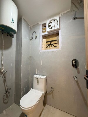 Bathroom in 1 BHK Builder Floor at Saket – for Rent