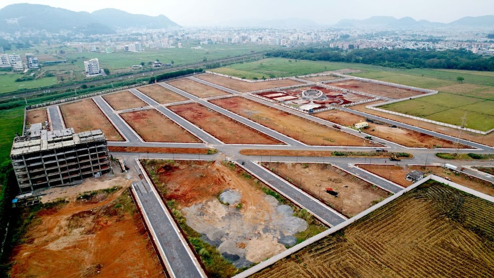 Developed residential plots
