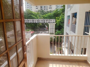 Balcony in 3.5 BHK Apartment at Eldeco Green Woods, Gomti Nagar – for Rent