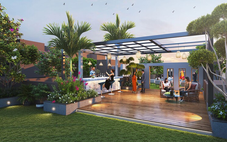 Garden, apex-vedantaa 2 Bedroom 735 Sq.Ft. Apartment In Moshi Pune 9795202