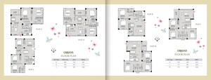 Floor Plan in 3 BHK Apartment at Devidanga – for Sale