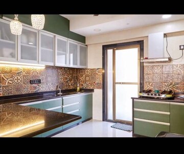 Kitchen in 2 BHK Apartment at Shiv Darshan Tower Malad West, Malad West – for Rent