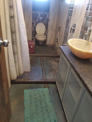 Bathroom in 2 BHK Apartment at Shiv Darshan Tower Malad West, Malad West – for Rent