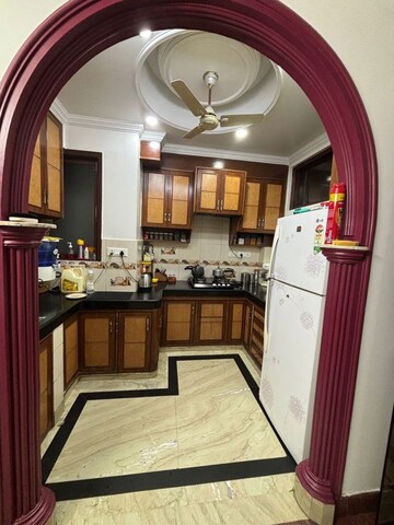 Kitchen in 3 BHK Builder Floor at Chittaranjan Park – for Sale