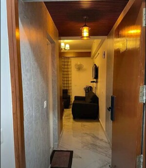 Building Lobby in 1 RK Apartment at Vibhuti Khand – for Rent